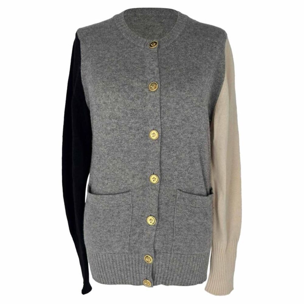 Chanel Colorblock Cardigan in Multicolor Cashmere